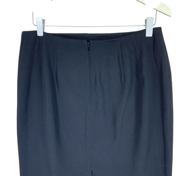 black pencil skirt fitted Straight  size 12 PETER NYGARD - Picture 4 of 13